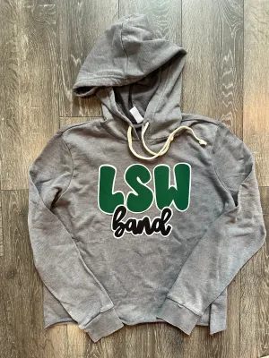 LSW BAND - GREY LIGHTWEIGHT HOODIE