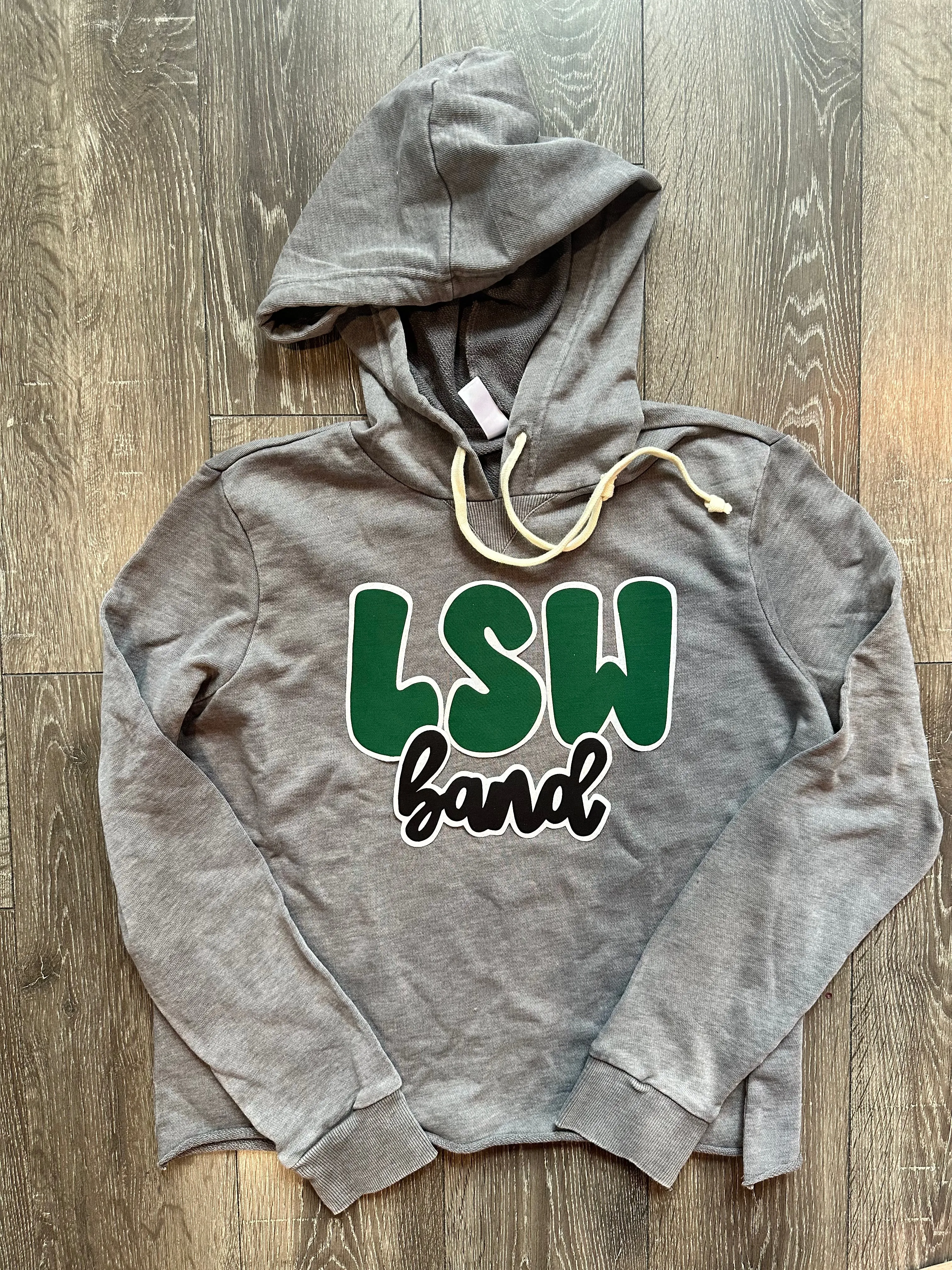 LSW BAND - GREY LIGHTWEIGHT HOODIE