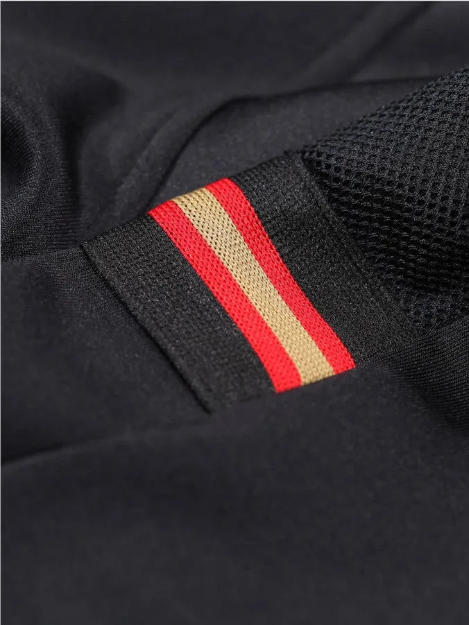 Luke 1977 Patter Colour Block Sweatshirt Black