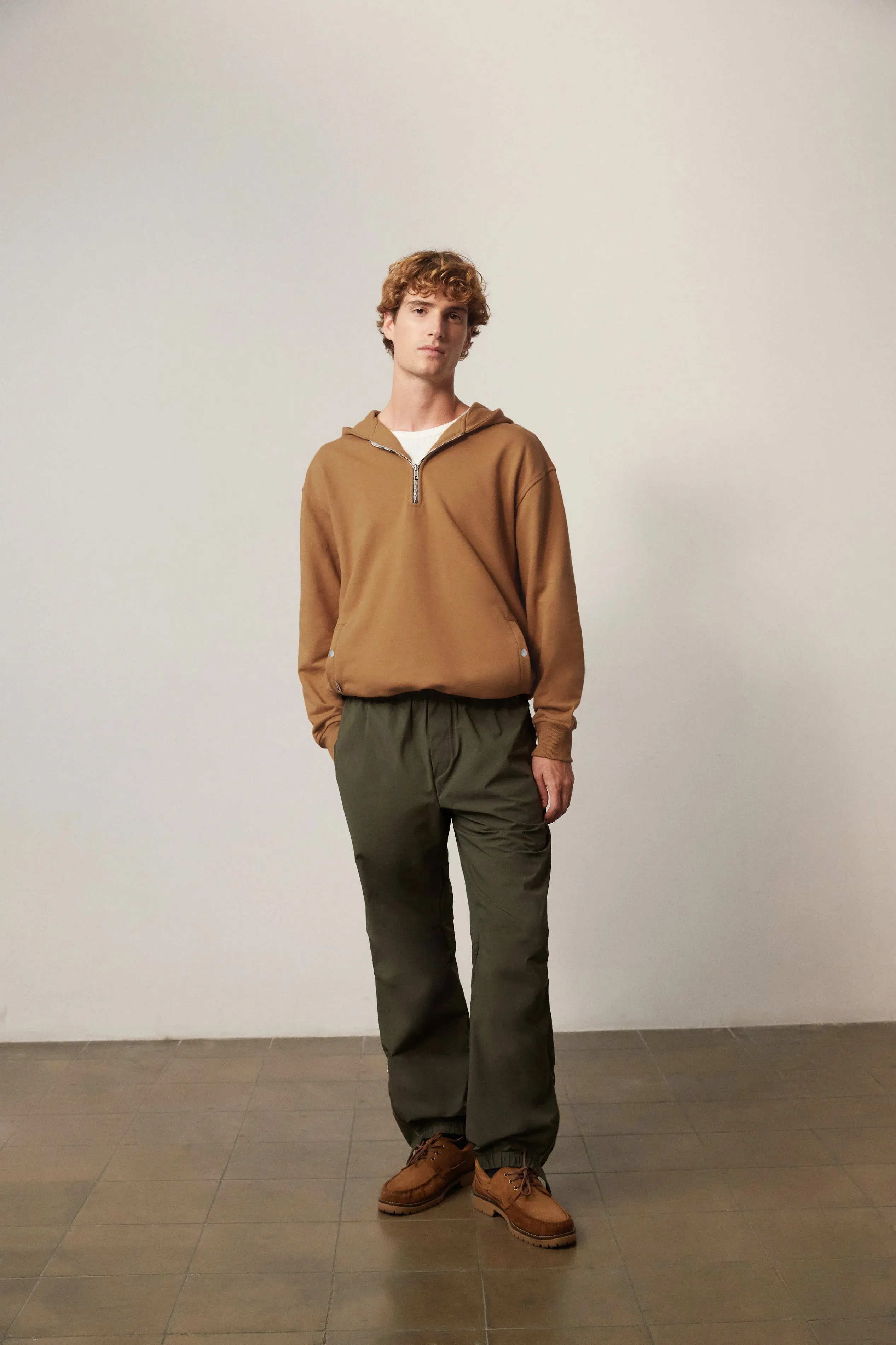 Luna Hoodie in Bold Camel