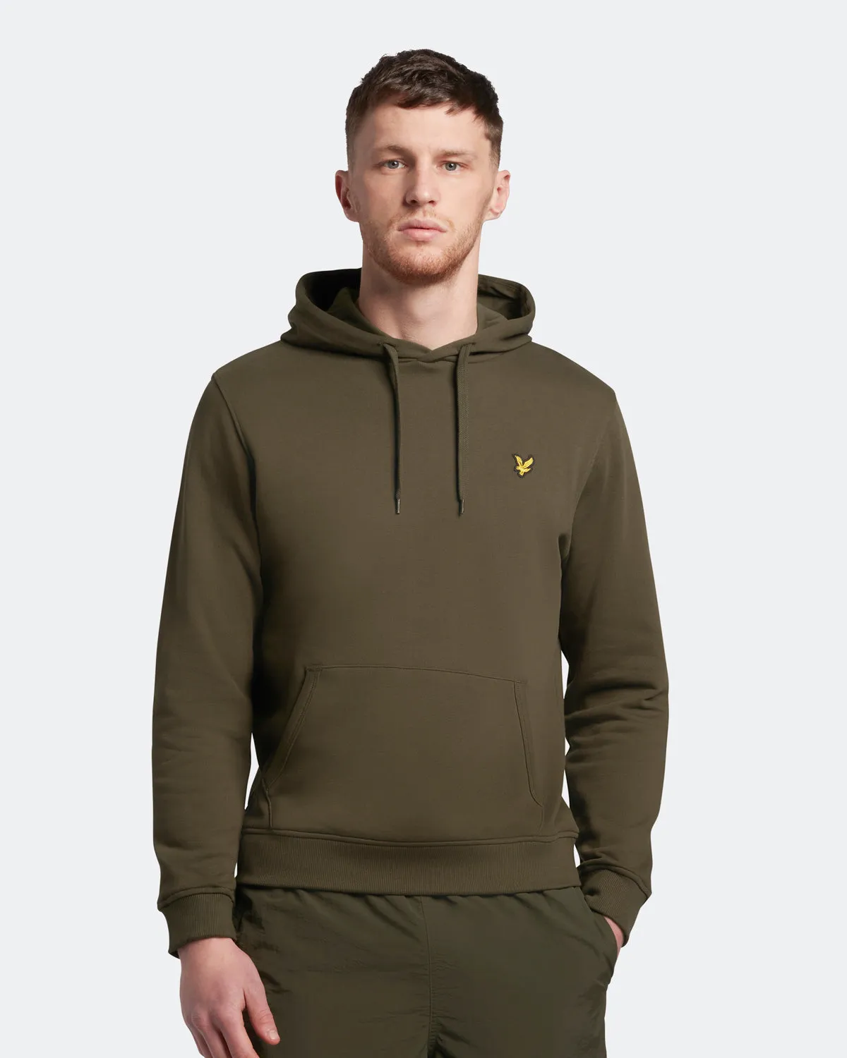 Lyle And Scott Ml416Vog Pullover Hoodie Olive