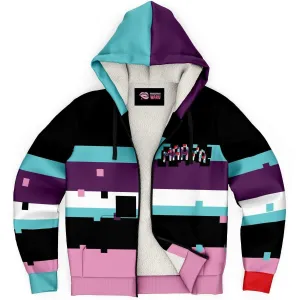 Maaya Creepy Cute anime 3D Glitch Sherpa Jacket Hoodie