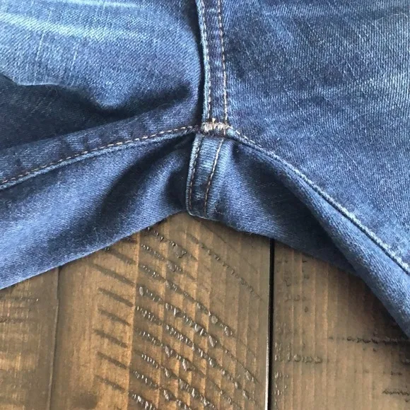 Madewell 24 High Rise Curvy Fit Dark Blue Denim Stretchy Skinny Premium Jeans