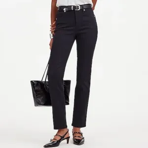 Madewell Black Stovepipe Mid Rise Skinny Jeans Size 29