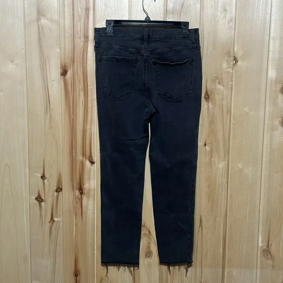 Madewell Black Stovepipe Mid Rise Skinny Jeans Size 29