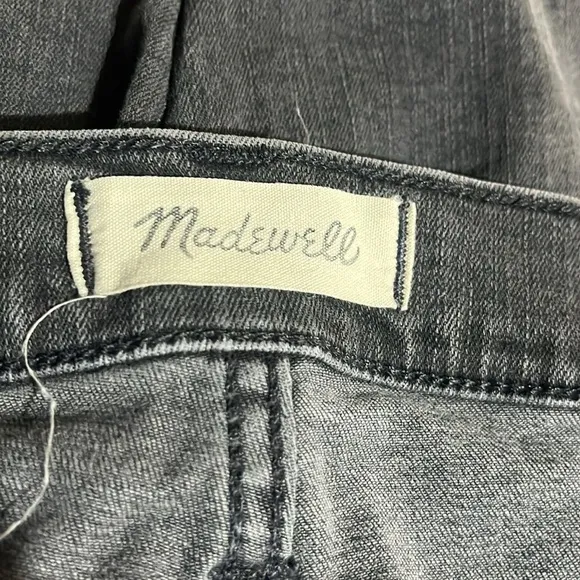 Madewell Black Stovepipe Mid Rise Skinny Jeans Size 29