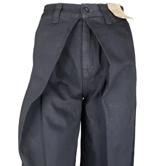 Madewell | NWT Extrawide-Leg Trouser Jeans in Wilkes Wash: Pleat Edition W 24