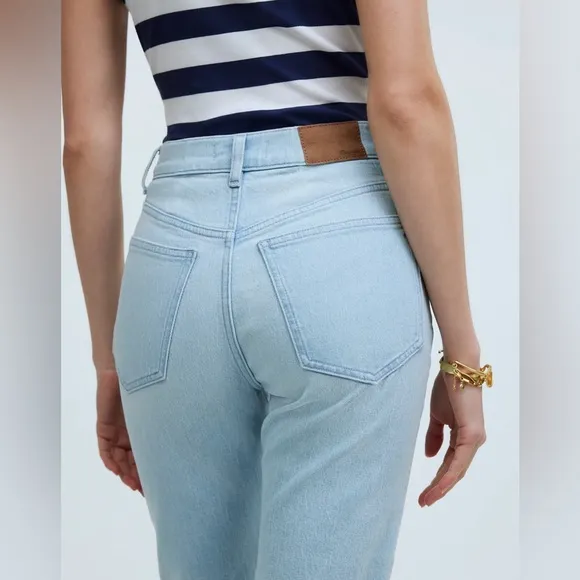 Madewell The '90s Straight Jean • size 32 • NO649 • ward wash • NWT