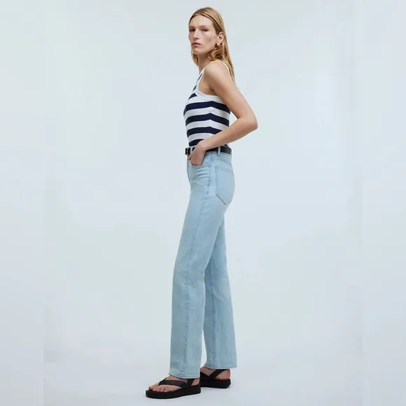Madewell The '90s Straight Jean • size 32 • NO649 • ward wash • NWT