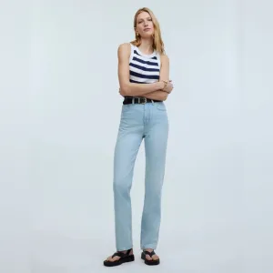Madewell The '90s Straight Jean • size 32 • NO649 • ward wash • NWT
