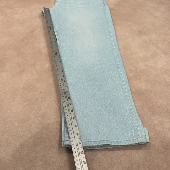 Madewell The '90s Straight Jean • size 32 • NO649 • ward wash • NWT
