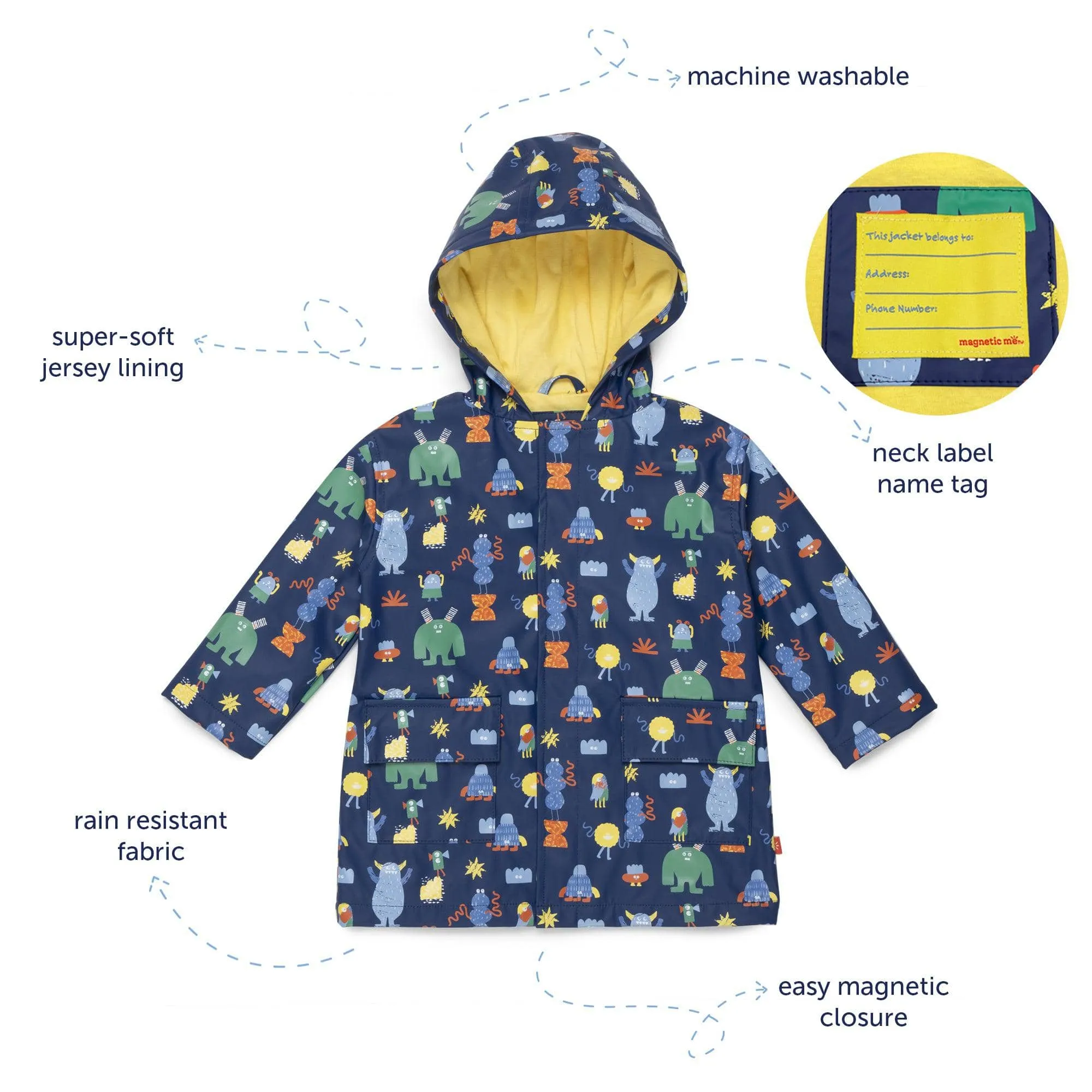 Magnetic Me - Magnetic Raincoat - Kooky Monsters