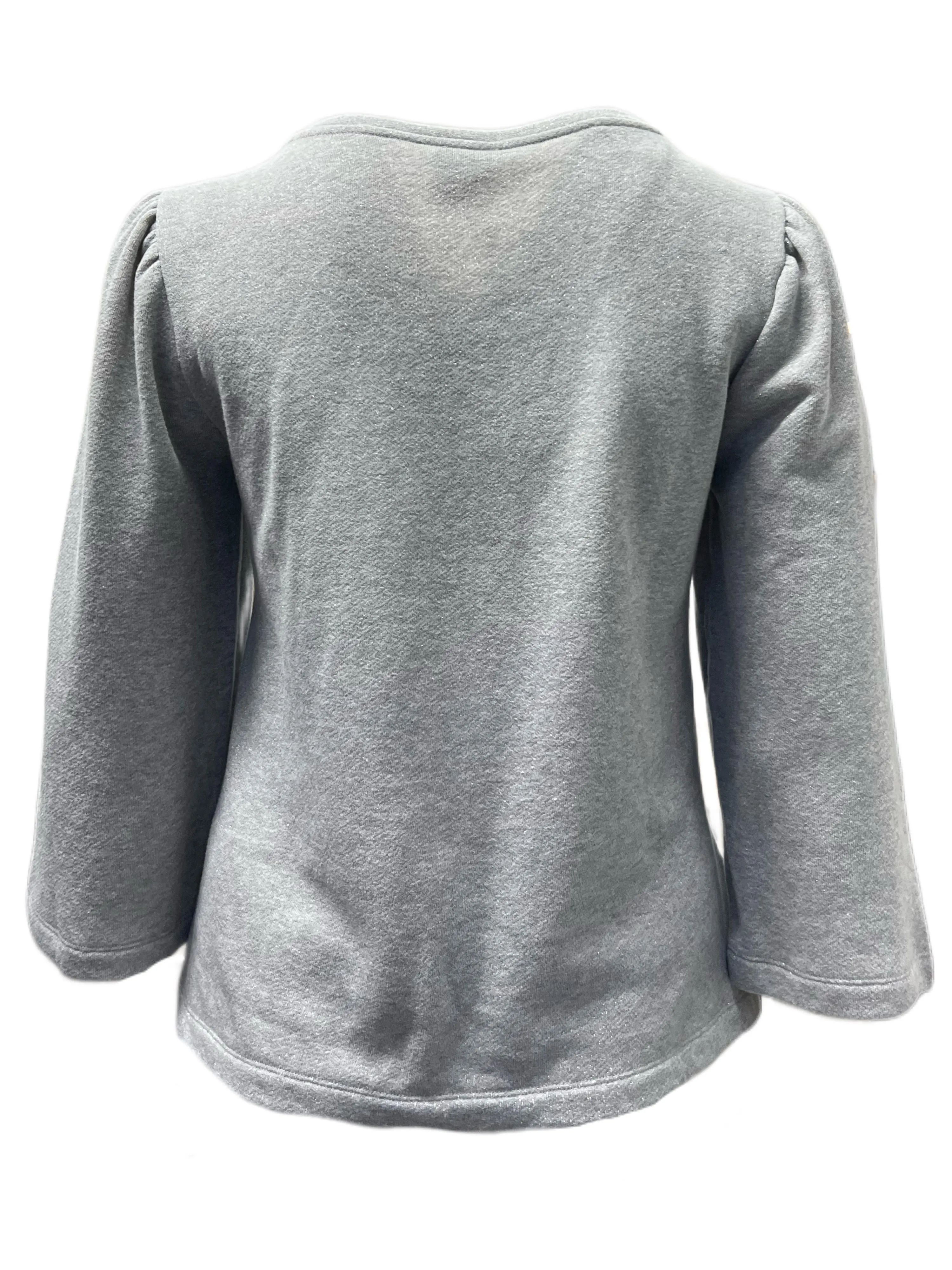 Marina Rinaldi Women's Grey Ogni Jersey Sweatshirt NWT
