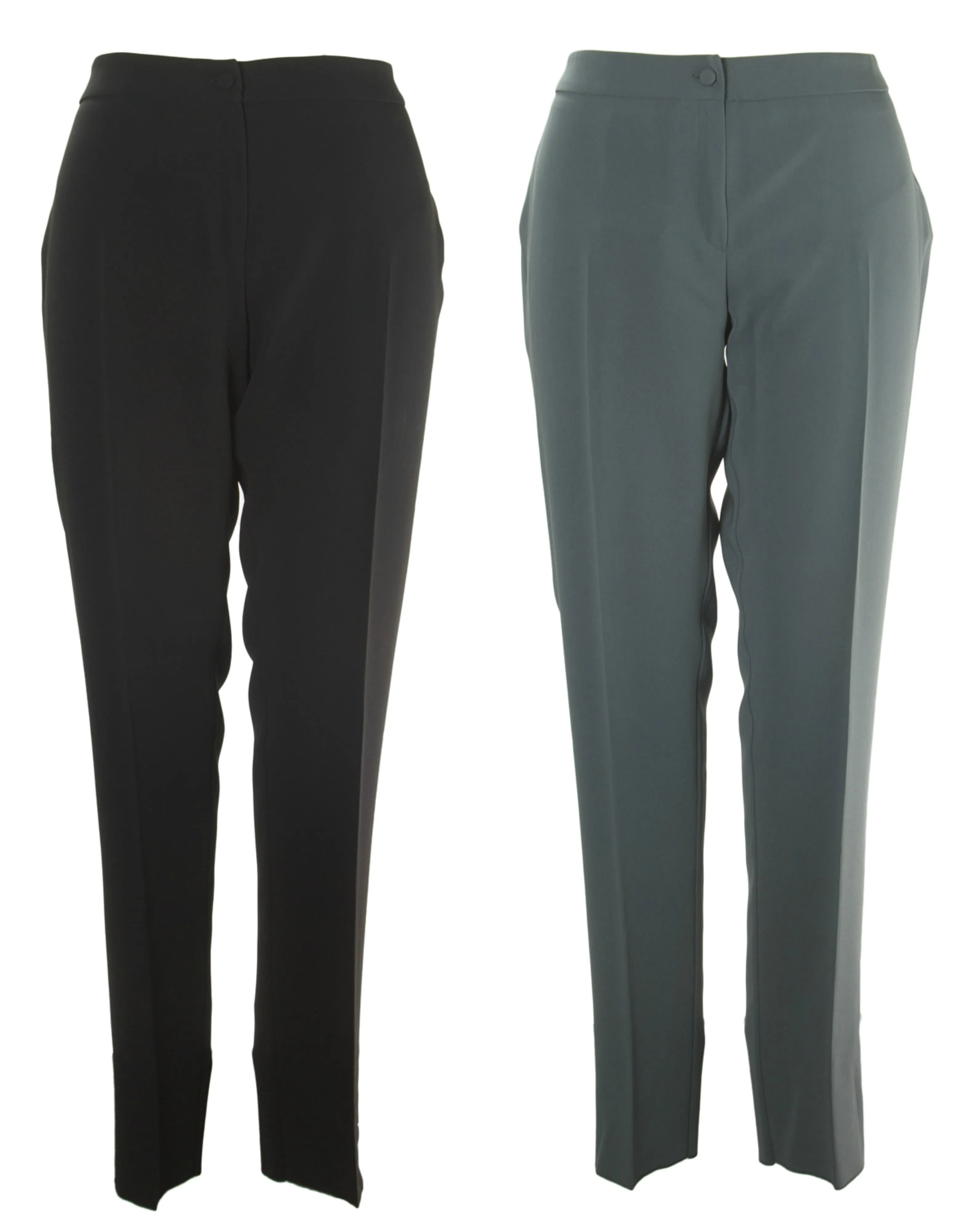 MARINA RINALDI Women's Renoir Unhemmed Trousers $365 NWT