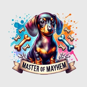 Master Of Mayhem Dachshund Transfer