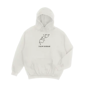 Matching I Blow Bubbles / I'm Bubbles Embroidered Unisex Hoodies