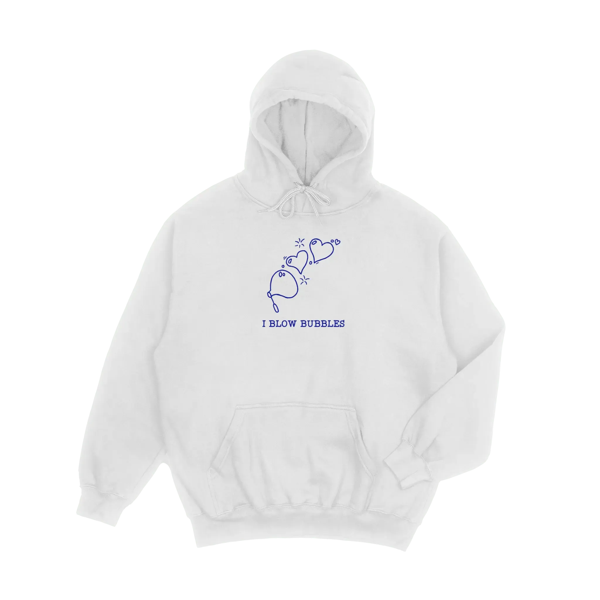 Matching I Blow Bubbles / I'm Bubbles Embroidered Unisex Hoodies