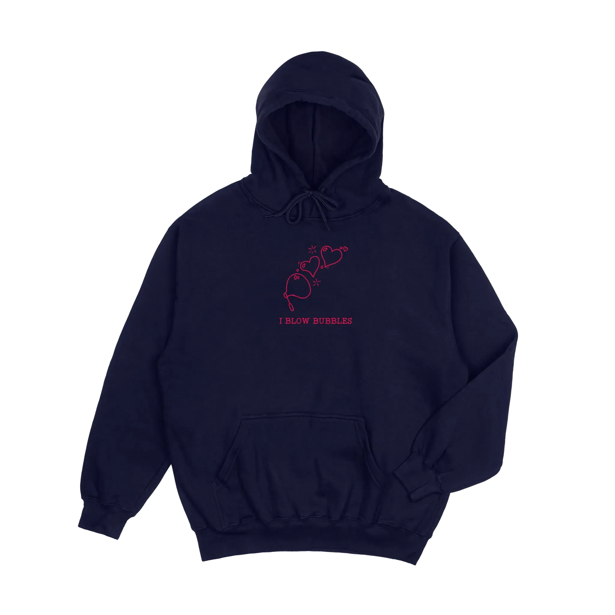 Matching I Blow Bubbles / I'm Bubbles Embroidered Unisex Hoodies
