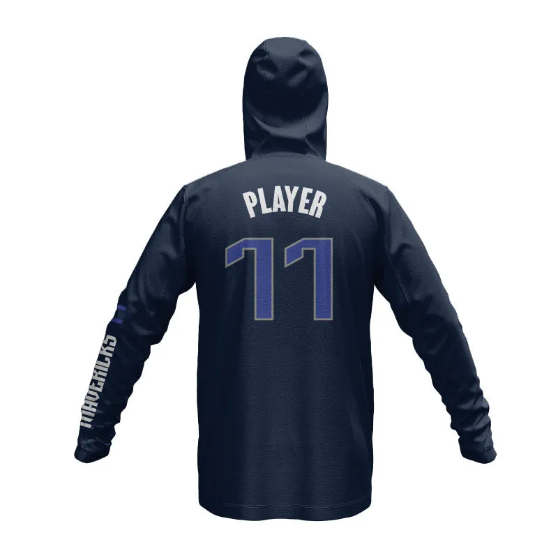 Mavericks Glide SlimFit HP Tech Zip Hoodie (Black / Navy / Royal)