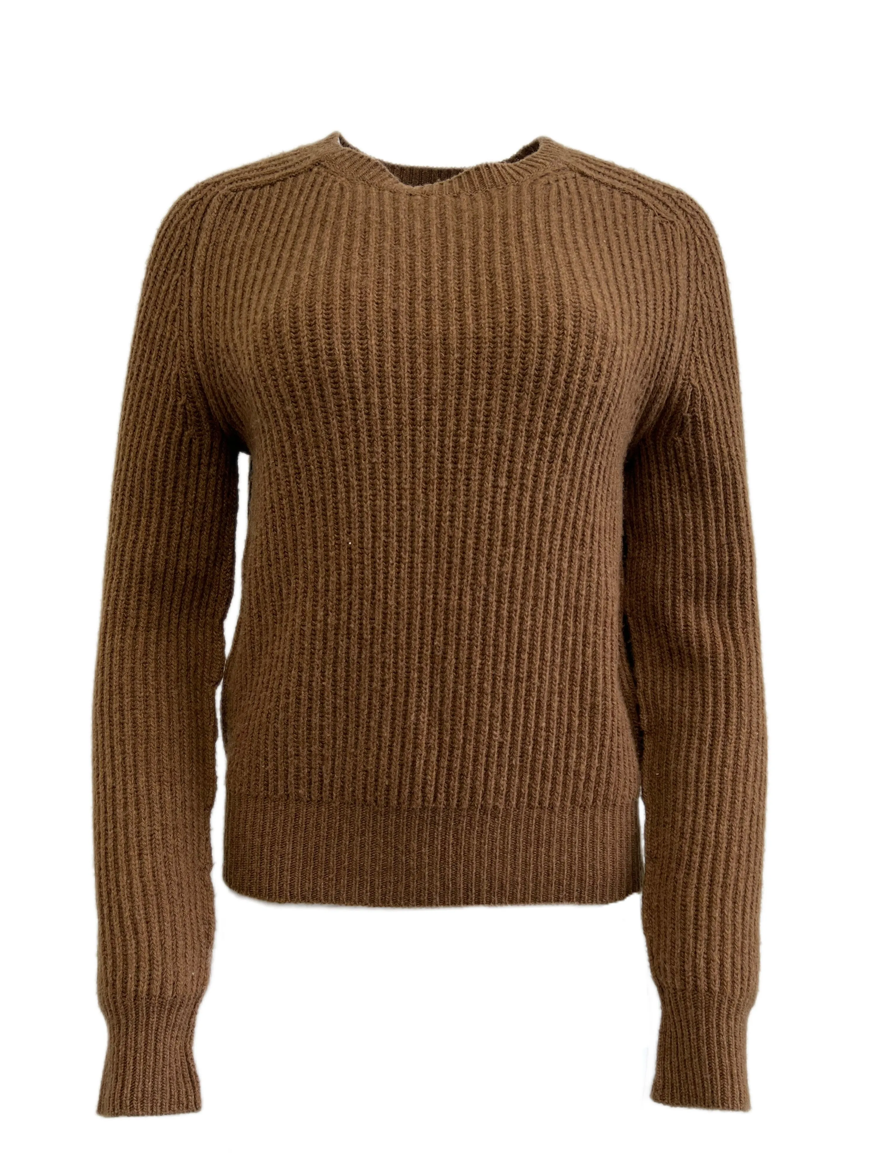 Max Mara Women's Brown Ortles Knitted Sweater Size S NWT