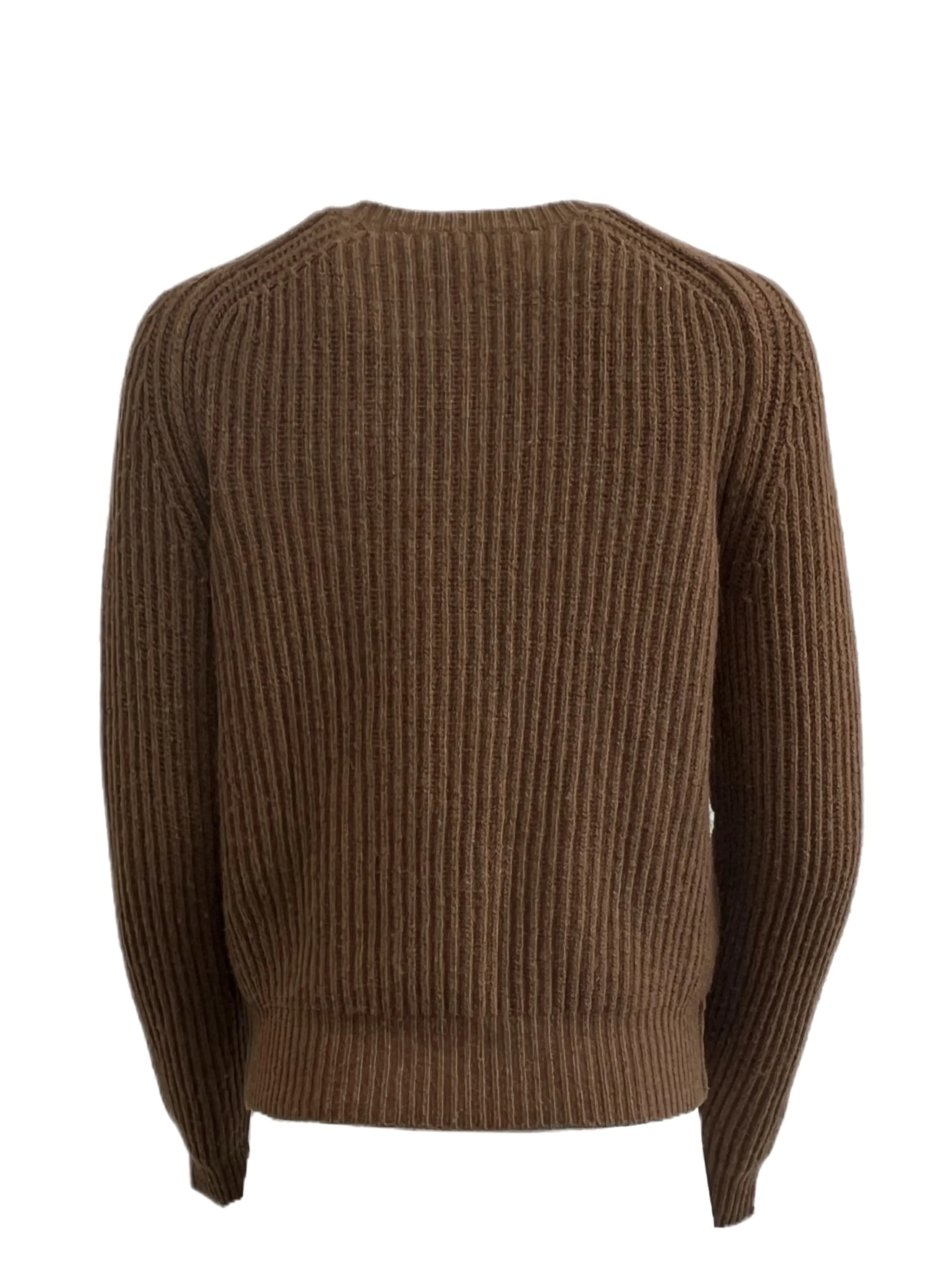 Max Mara Women's Brown Ortles Knitted Sweater Size S NWT