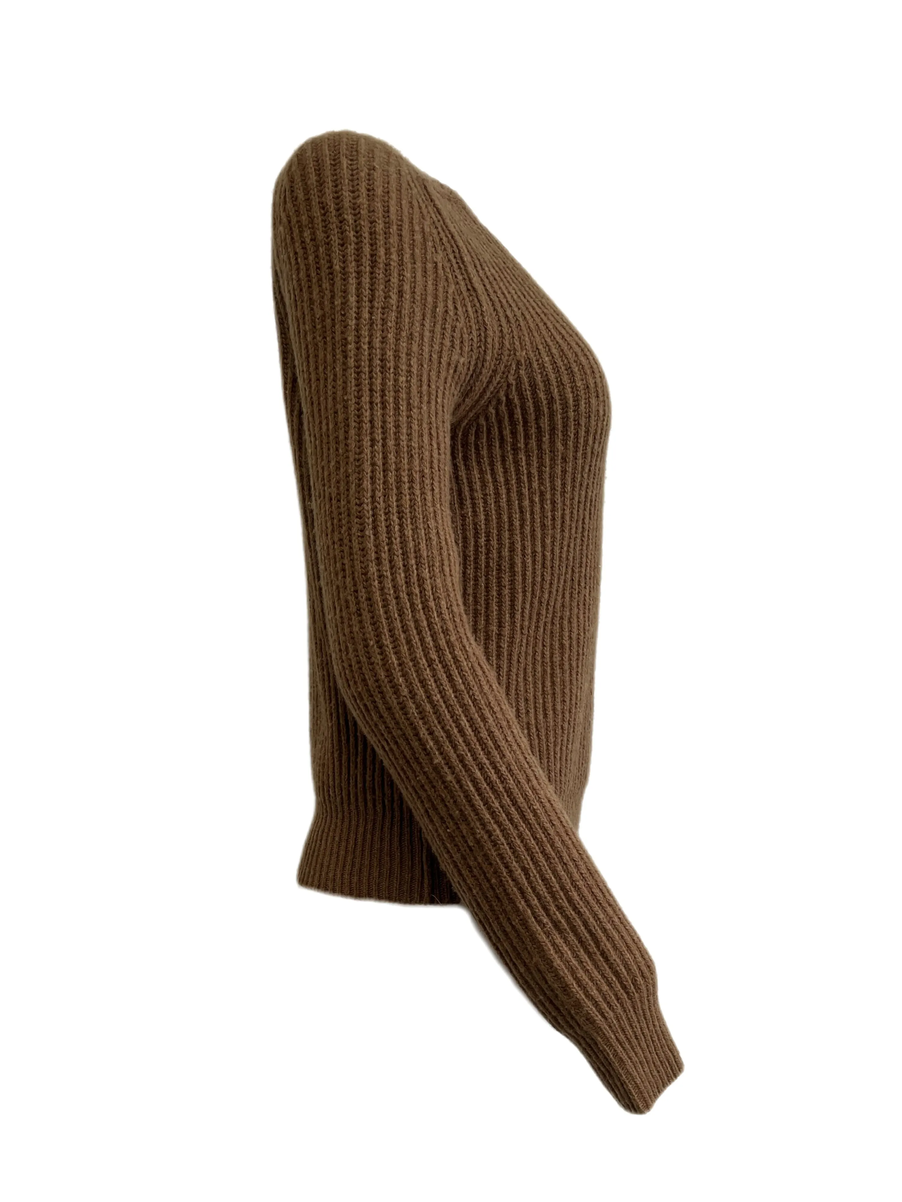 Max Mara Women's Brown Ortles Knitted Sweater Size S NWT