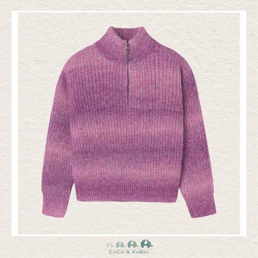 *Mayoral Girls Jersey Mauve Sweater