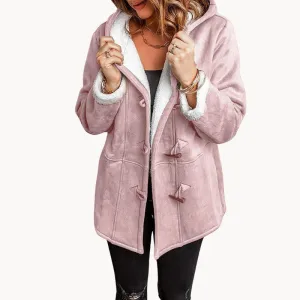 Melanie - warm & cosy fleece women's hooded jacket