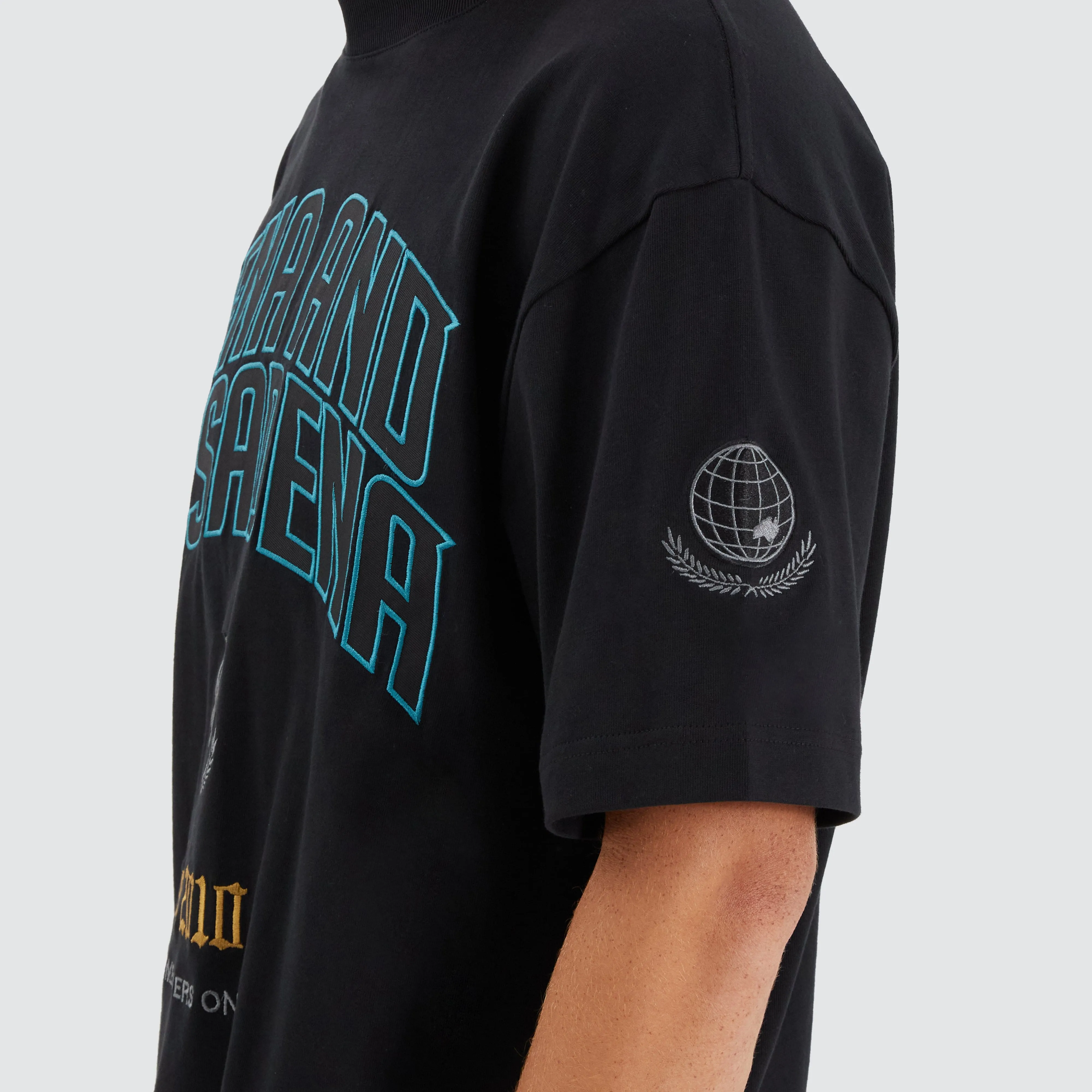 Members Loopback Street Tee Jet Black