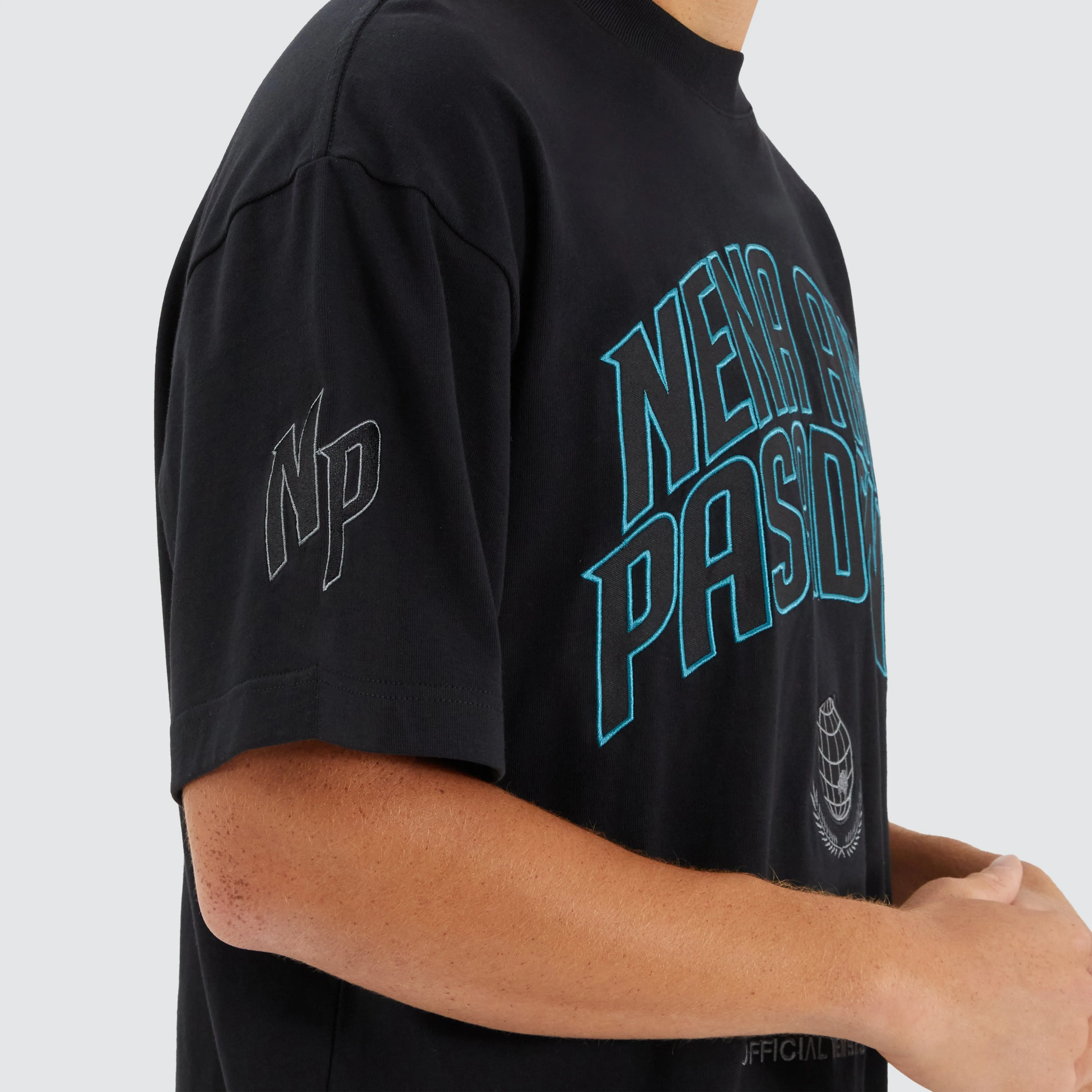 Members Loopback Street Tee Jet Black