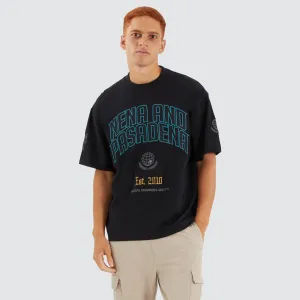 Members Loopback Street Tee Jet Black