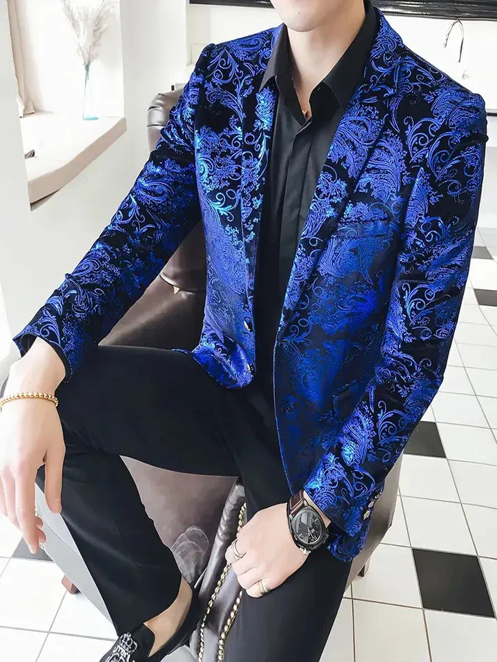 Men's Baroque Blazer: Stylish and Elegant
