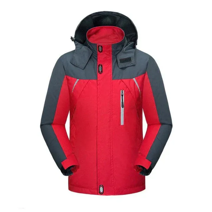 Men's bicolour winter coat