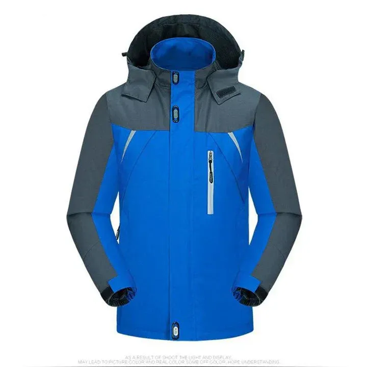Men's bicolour winter coat