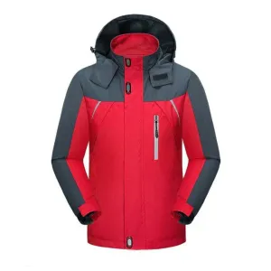 Men's bicolour winter coat