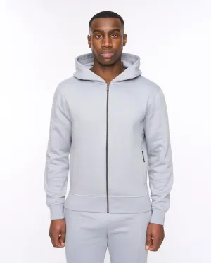 Mens Chemtars Zip Thru Hoodie Steel Blue