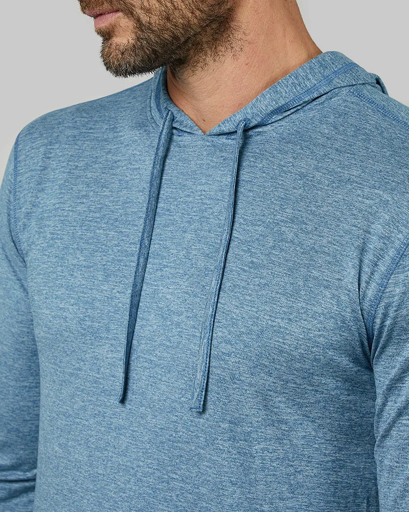 MEN'S COOL LONG SLEEVE HOODED T-SHIRT