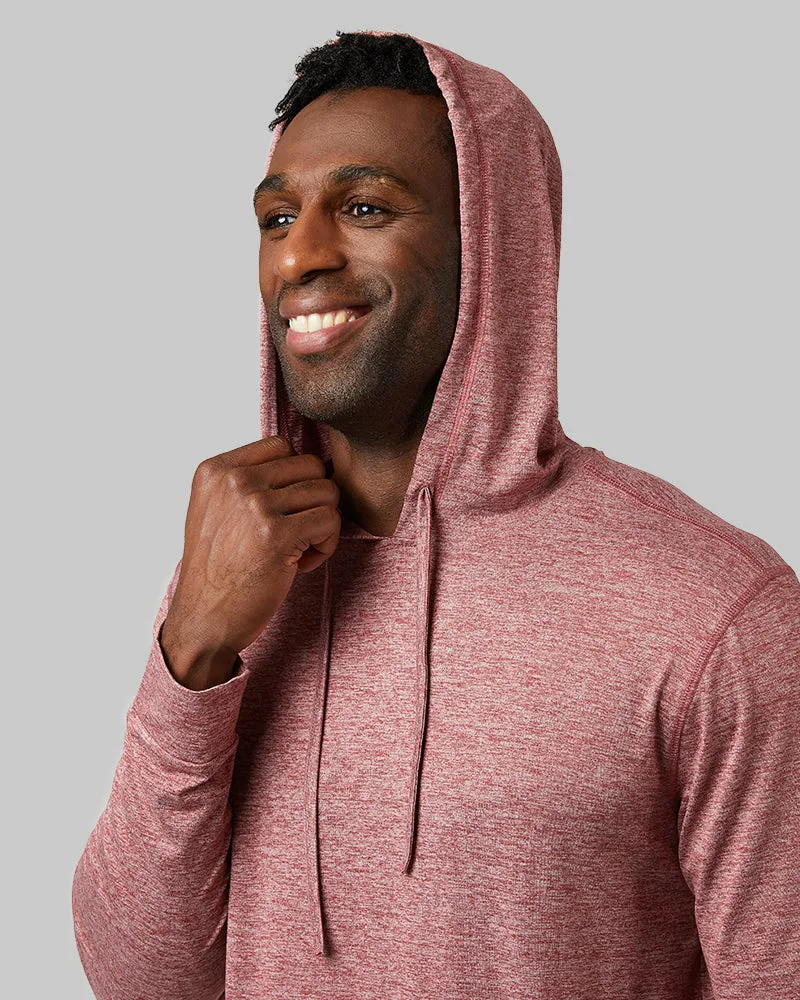 MEN'S COOL LONG SLEEVE HOODED T-SHIRT