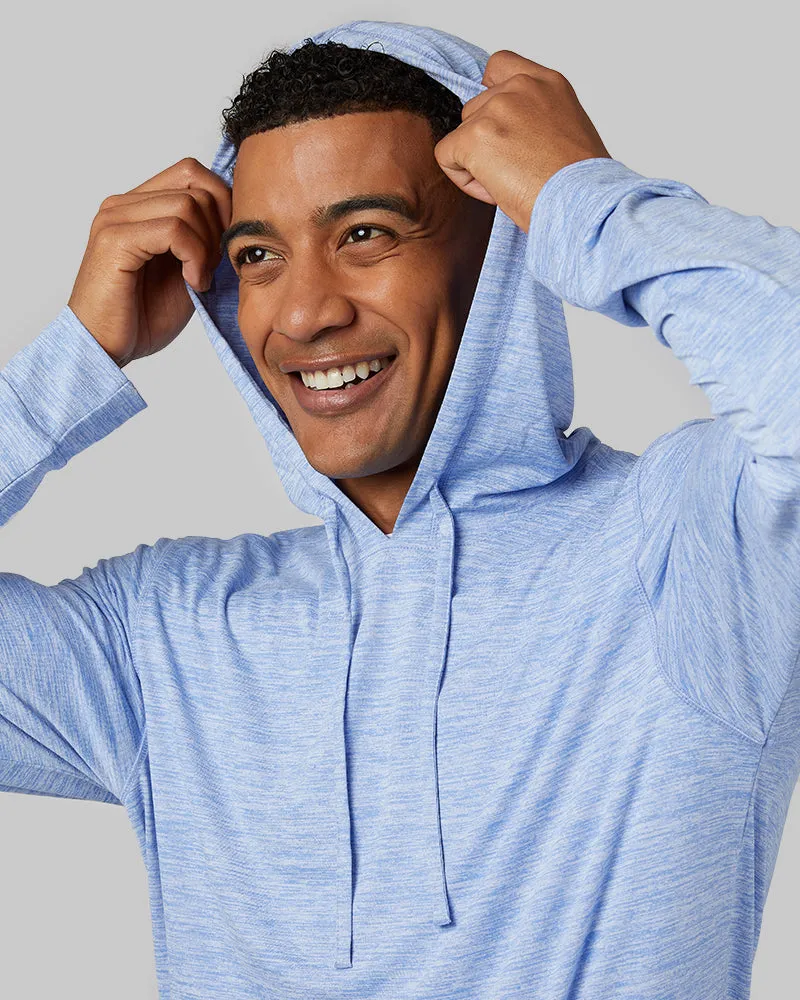MEN'S COOL LONG SLEEVE HOODED T-SHIRT