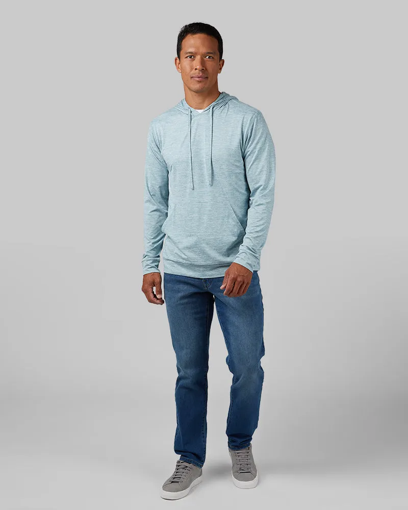 MEN'S COOL LONG SLEEVE HOODED T-SHIRT