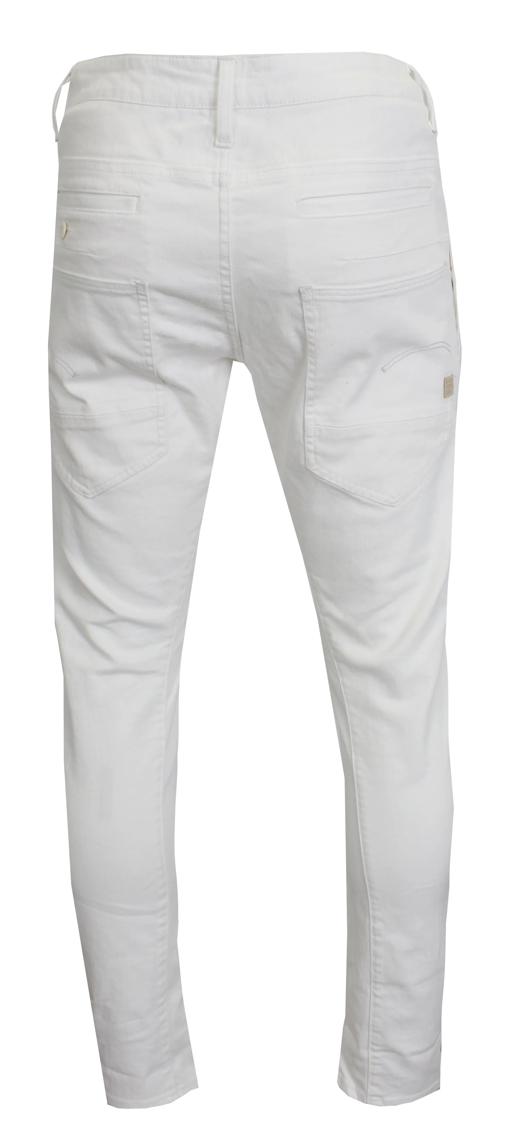 Men's D-Staq 3D Slim Jeans-White