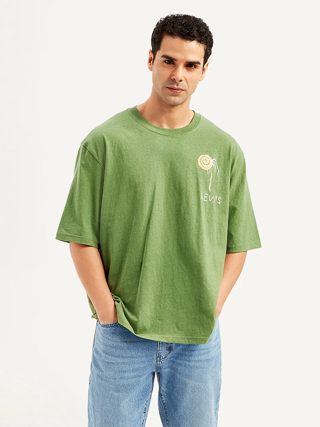 Men's Graphic Print Loose Fit T-Shirt