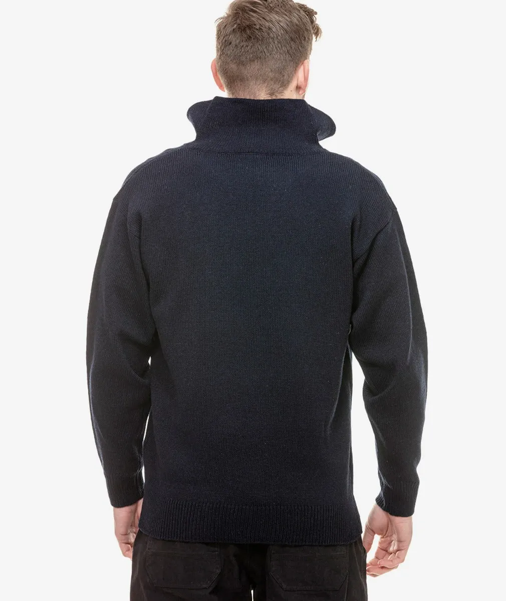Men's Mariner Wool Zip Neck Sweater
