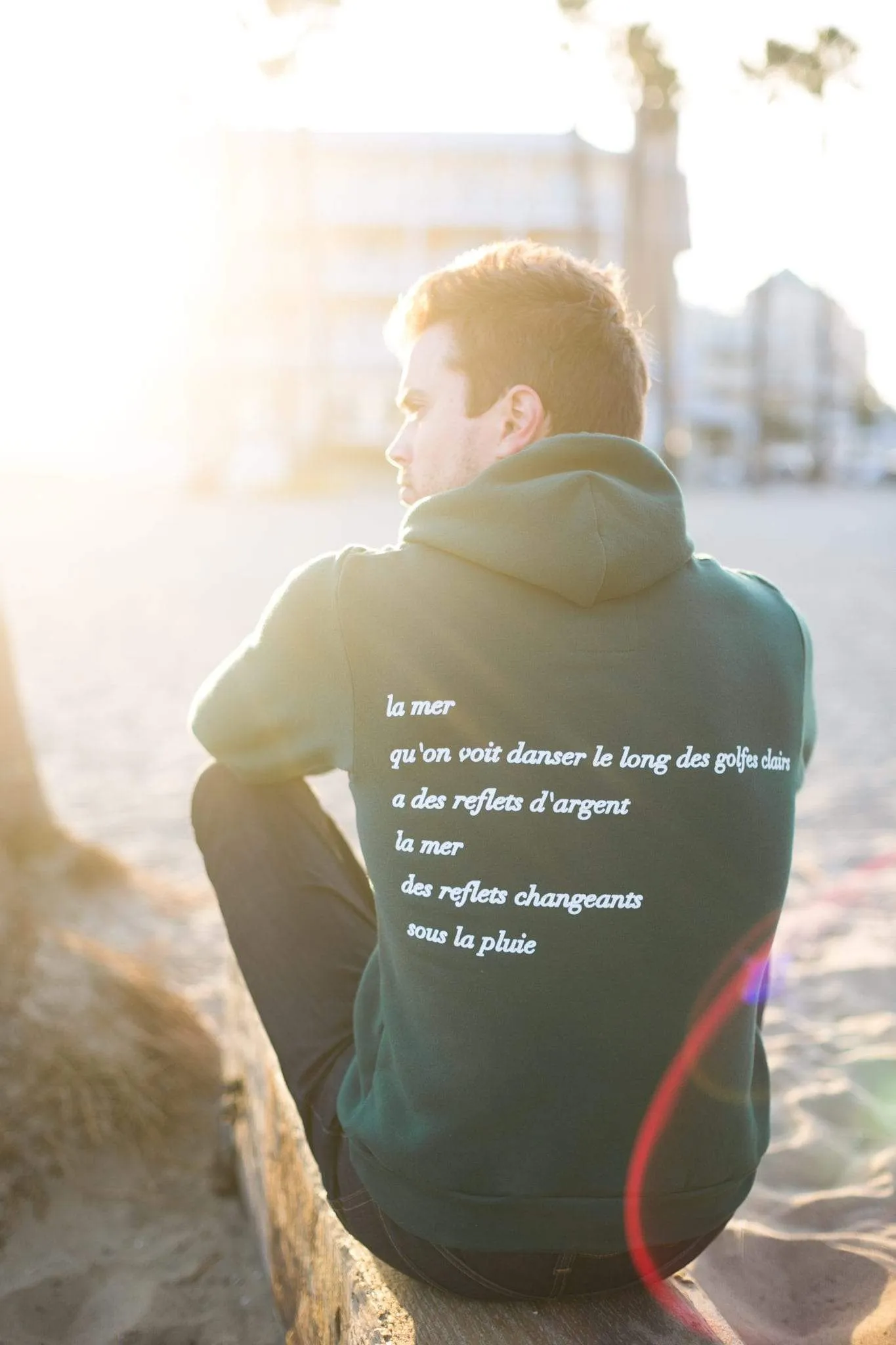 Men's Mer Hoodie Green Pullover Hoodie