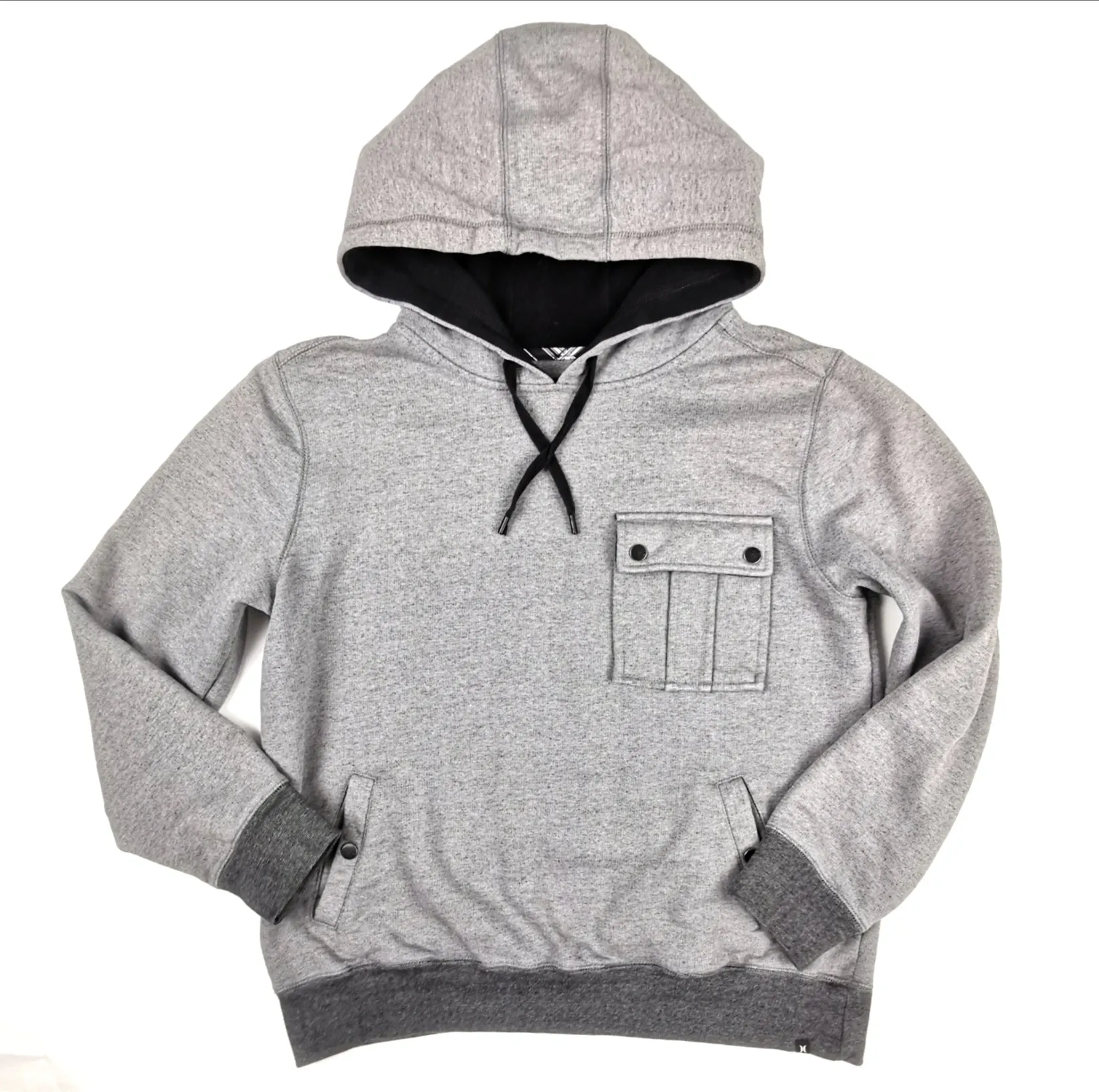 MENS SIZE MEDIUM or TEEN BOYS SIZE (14/16 YEARS) - HURLEY, Heavyweight Pullover Hoodie EUC B6