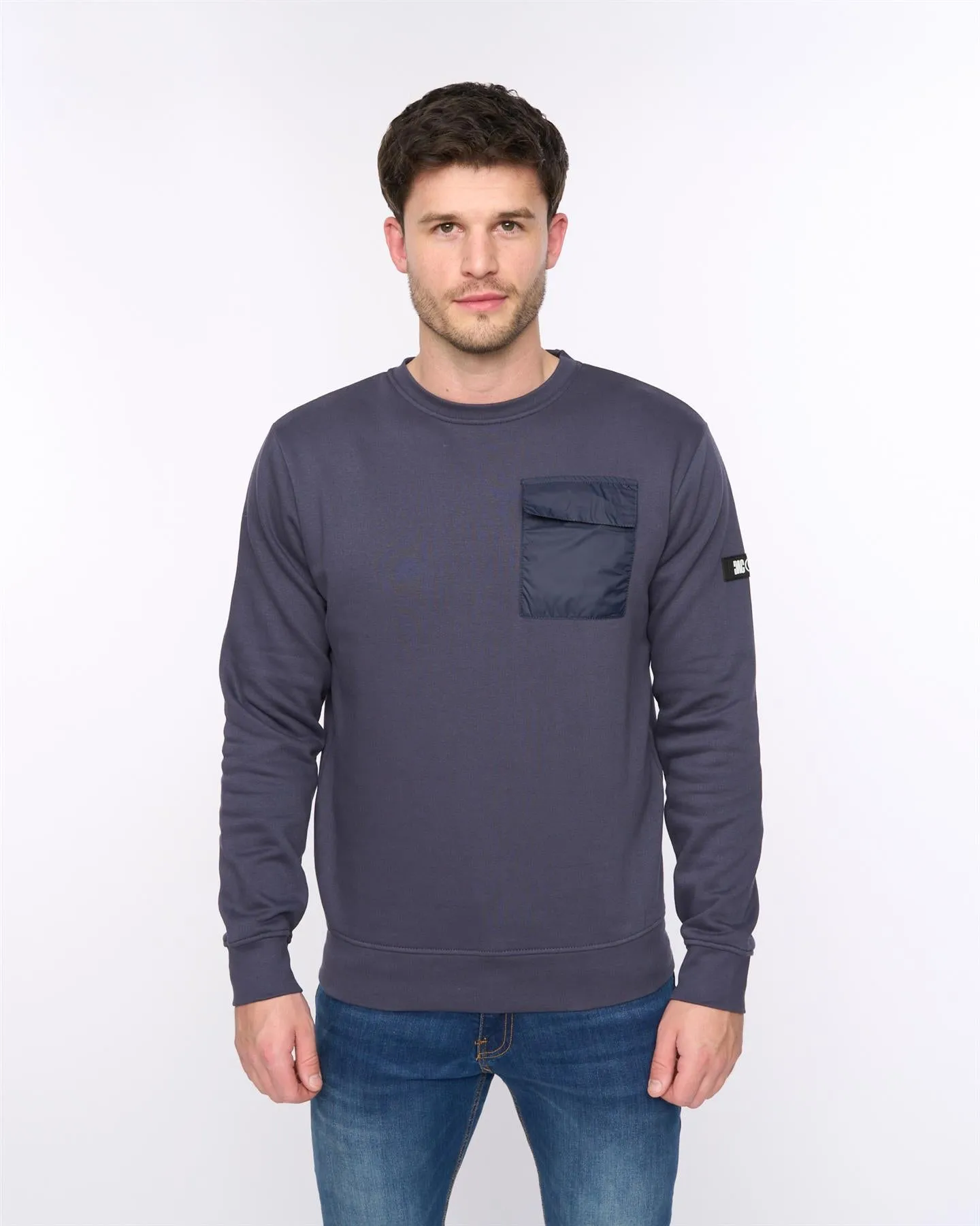 Mens Trentforth Crew Sweat Dark Navy