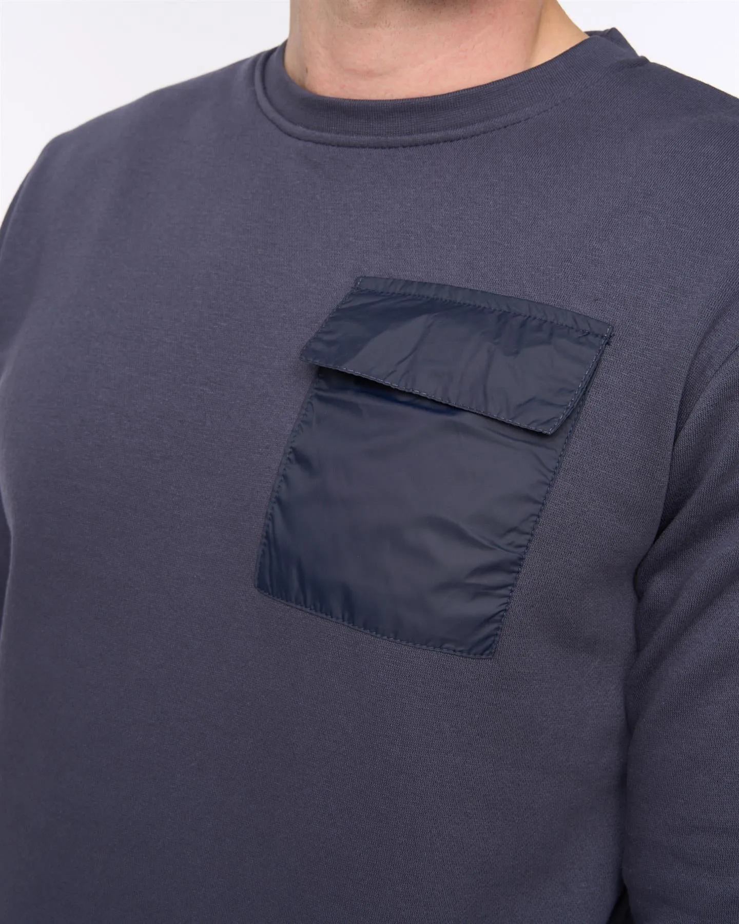 Mens Trentforth Crew Sweat Dark Navy