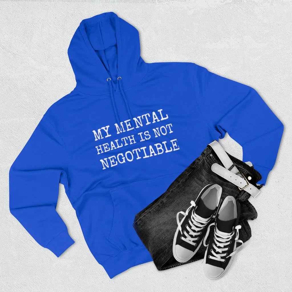 Mental Health Not Negotiable - Unisex EcoSmart® Pullover Hoodie