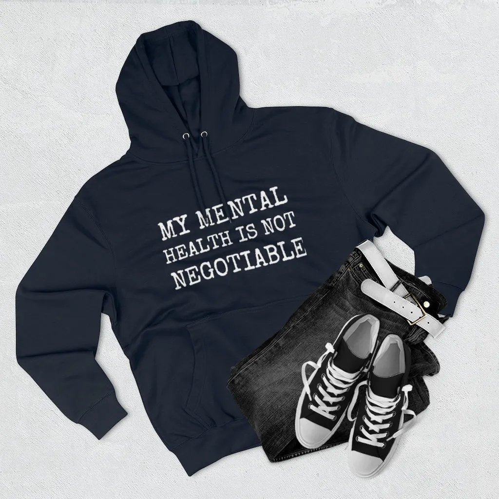 Mental Health Not Negotiable - Unisex EcoSmart® Pullover Hoodie