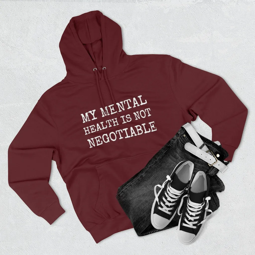 Mental Health Not Negotiable - Unisex EcoSmart® Pullover Hoodie